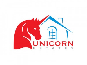 Unicorn Estates Logo Designing